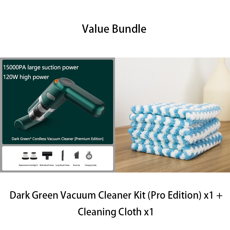 🚗💨 Cordless car vacuum – 10000Pa suction, lightweight, long battery life!
