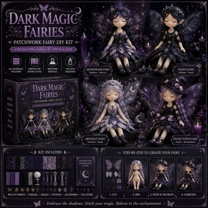 🧚 Create Your Own Fairy World – DIY Patchwork Fairy Doll Kit for Relaxing Craft Time 🌷