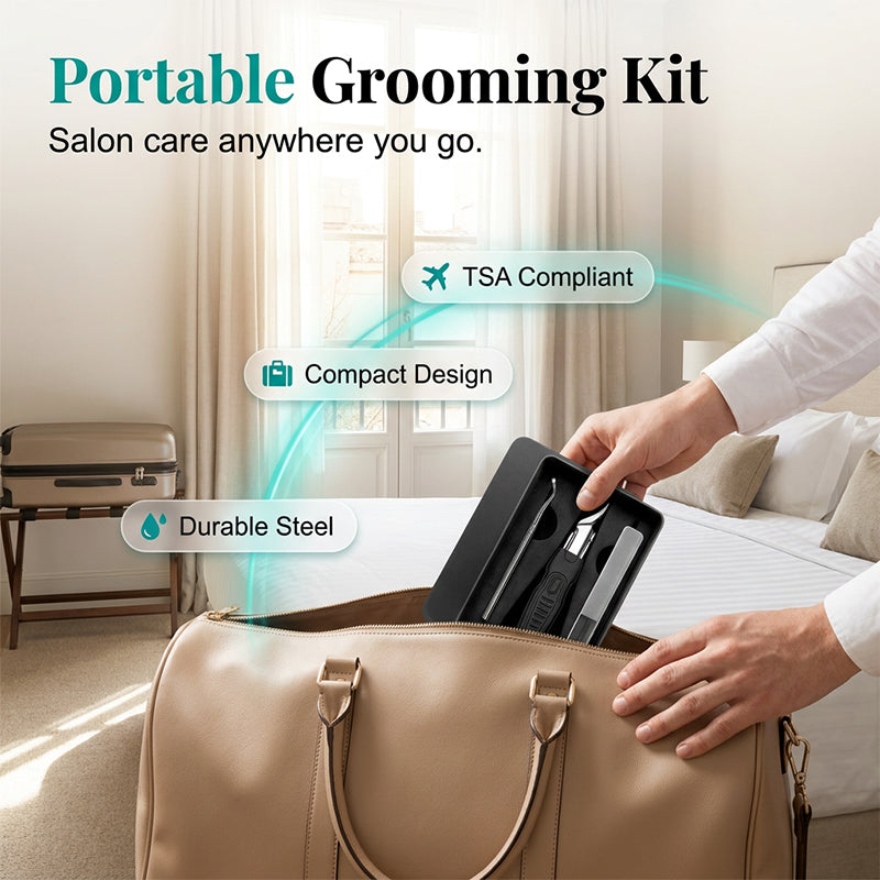Professional 3-in-1 Pedicure Clipper Set