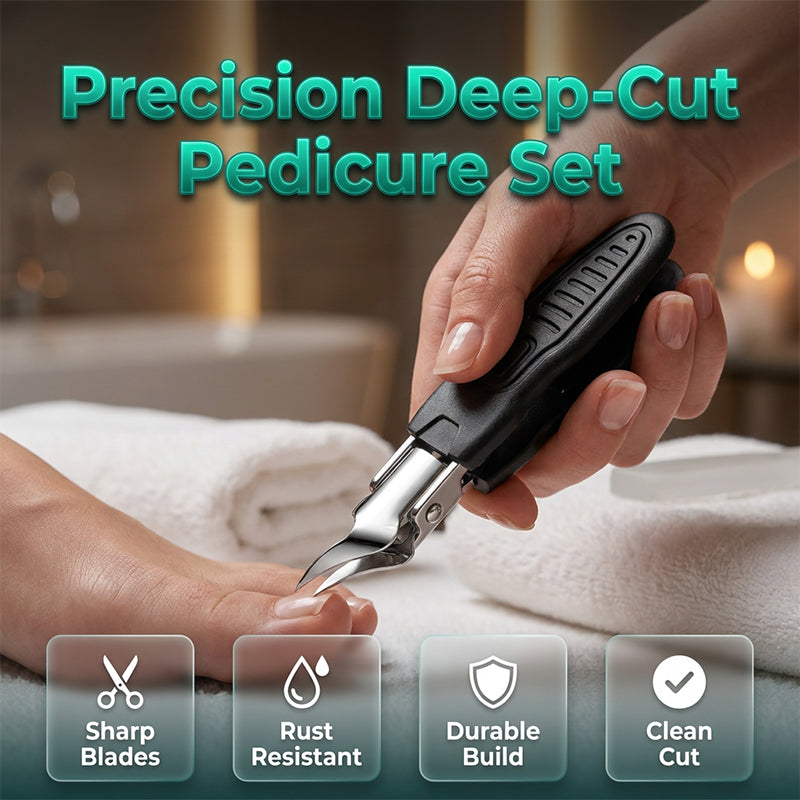 Professional 3-in-1 Pedicure Clipper Set