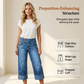 👖 50% OFF NOW! 💙 Women's Wide Leg Cropped Jeans – Button high waist & relaxed fit – Stretchy denim, perfect for casual or chic looks ✨🌸