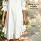 🎉NEW ARRIVAL LIMITED TIME OFFER 💞Women's Ruffle Hem V Neck Woven Dress