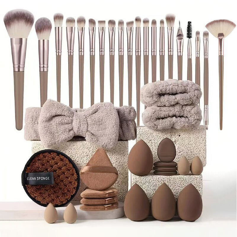 🎁Limited-Time 50% OFF!🔥50K+ SOLD!🔥All-in-One Makeup Brush & Sponge Set