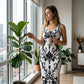 🎁2026 New Arrivals 50% OFF💥Women's Classic Floral Print Maxi Dress