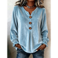 Women's Casual V-Neck Loose-Fit Blouse