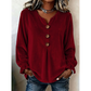 Women's Casual V-Neck Loose-Fit Blouse
