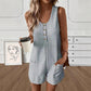 🎉 50% OFF! 👗 Viral Button-Front Romper – One-And-Done Summer ✨