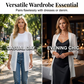 🏆🎁✨Women's Chiffon Open Front Cardigan Loose