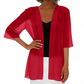 🏆🎁✨Women's Chiffon Open Front Cardigan Loose