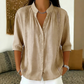 🔥New Arrivals & Special Offers-Women's Casual Mandarin Collar Pintuck Top