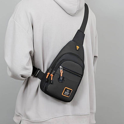☔️ Rain? No Sweat! ✨ Waterproof Multi-Pocket Crossbody Sling Bag. 🎒