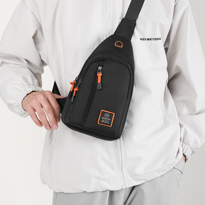 ☔️ Rain? No Sweat! ✨ Waterproof Multi-Pocket Crossbody Sling Bag. 🎒