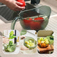 🍚💦50% OFF – Multipurpose Rice Washing Bowl Strainer with Handle – Wash, Rinse & Drain in 1 Bowl! | No More Messy Sinks | Kitchen Must-Have ✨