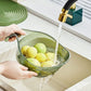 🍚💦50% OFF – Multipurpose Rice Washing Bowl Strainer with Handle – Wash, Rinse & Drain in 1 Bowl! | No More Messy Sinks | Kitchen Must-Have ✨