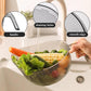 🍚💦50% OFF – Multipurpose Rice Washing Bowl Strainer with Handle – Wash, Rinse & Drain in 1 Bowl! | No More Messy Sinks | Kitchen Must-Have ✨