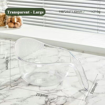 🍚💦50% OFF – Multipurpose Rice Washing Bowl Strainer with Handle – Wash, Rinse & Drain in 1 Bowl! | No More Messy Sinks | Kitchen Must-Have ✨