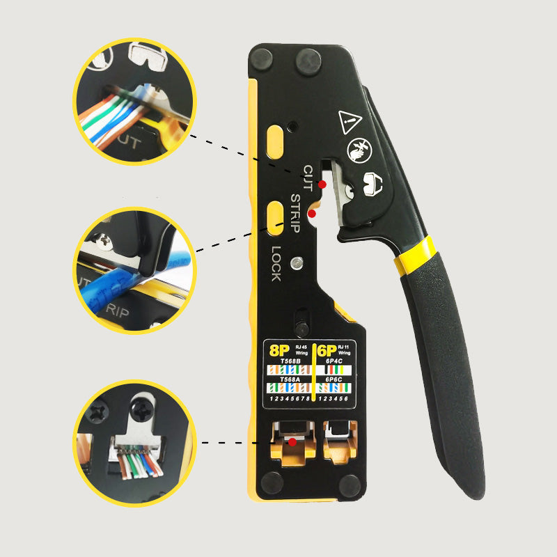 📢📢50% OFF !!!⏰Multi-Function Network Cable Crimping Tool
