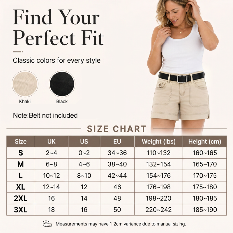📢📢50% OFF !! ⏰Women's Casual Stretch Shorts with Utility Pockets