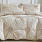 📢📢50% OFF !! ⏰Elegant Pinch Pleat Duvet Cover Set