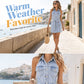 Waist-Defining Denim Dress