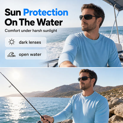 ⏰🔥LIMITED TIME 50% OFF!🔥50K+ SOLD! -🎣Ultra-Light Polarized Fishing Sunglasses🕶️💧