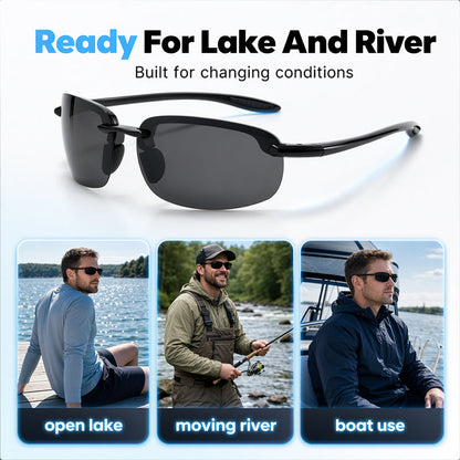 ⏰🔥LIMITED TIME 50% OFF!🔥50K+ SOLD! -🎣Ultra-Light Polarized Fishing Sunglasses🕶️💧