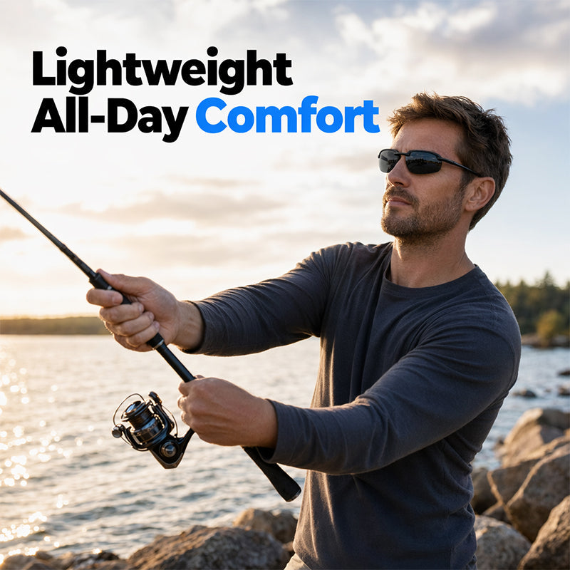 ⏰🔥LIMITED TIME 50% OFF!🔥50K+ SOLD! -🎣Ultra-Light Polarized Fishing Sunglasses🕶️💧