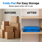 📦🧳Collapsible Storage and Moving Bag – Heavy-duty handles & zippered closure – Folds flat, perfect for moving, travel or closet organization – reusable & easy to clean 🏠