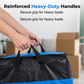 📦🧳Collapsible Storage and Moving Bag – Heavy-duty handles & zippered closure – Folds flat, perfect for moving, travel or closet organization – reusable & easy to clean 🏠