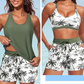 🦋🌈 LIMITED TIME 50% OFF! 🌸Tankini Set with Shorts – Vibrant Prints, Mix & Match – Stylish Beach Look.
