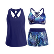 🦋🌈 LIMITED TIME 50% OFF! 🌸Tankini Set with Shorts – Vibrant Prints, Mix & Match – Stylish Beach Look.
