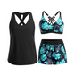 🦋🌈 LIMITED TIME 50% OFF! 🌸Tankini Set with Shorts – Vibrant Prints, Mix & Match – Stylish Beach Look.