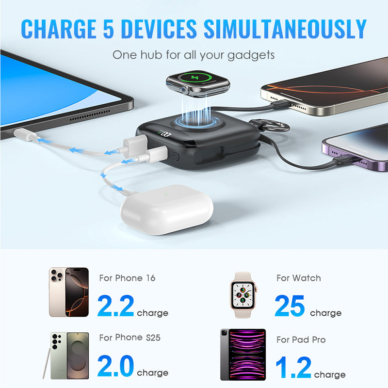 🧲🔋 Magnetic Fast Charging Power Bank – Portable, Snap, Charge, Repeat