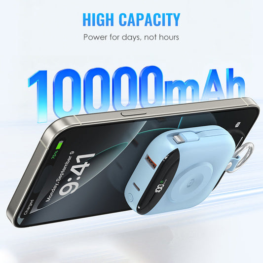🧲🔋 Magnetic Fast Charging Power Bank – Portable, Snap, Charge, Repeat