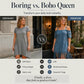 ⌛Limited-Time Offer-Women's Off-Shoulder Strap Fringe Dress