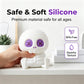🔥 Best-Seller ✨ Half-Price Offer 👻 Silicone Touch Night Light — Halloween Skull Edition