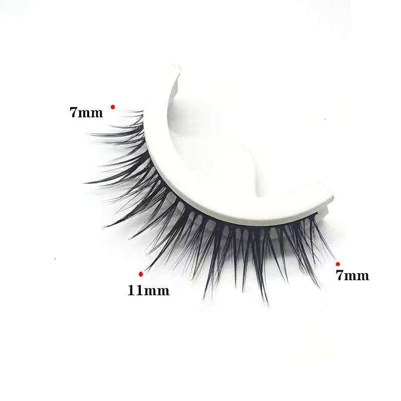 🎉 2026 Sale — Over 38600 Sold! 👁️Reusable Self-Adhesive False Eyelashes｜Glue-Free Natural Curly Press-On Lashes ✨