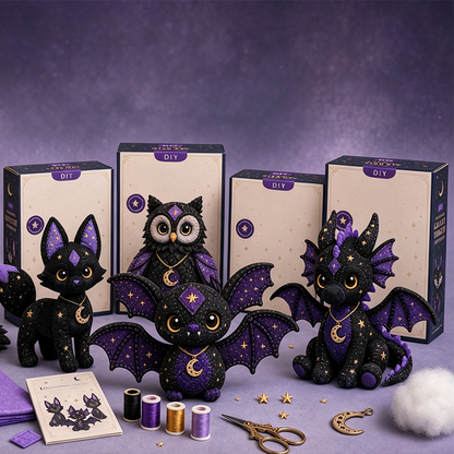 🔥2026 Hot Sale 50% OFF✨⚡ 50K+ SOLD! 🎁🧵🌙 Beginner sewing kit – celestial plush, all-in-one, magical DIY gift!
