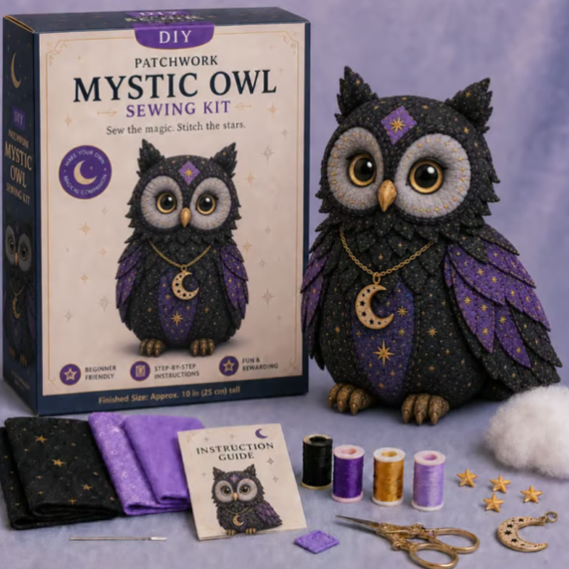 🔥2026 Hot Sale 50% OFF✨⚡ 50K+ SOLD! 🎁🧵🌙 Beginner sewing kit – celestial plush, all-in-one, magical DIY gift!