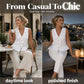 Women's Sleeveless Ruffle Trim V-Neck Top