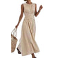 ⏳Limited-time 50% off⏰Women Casual Striped Maxi Dress Sleeveless🎀👗