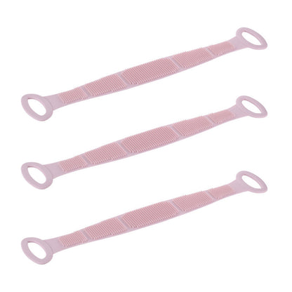 🛀 Boost bathing happiness! Skin becomes smooth and glowing! Dual-Sided Silicone Back Scrubber