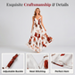 🎉 LIMITED TIME 50% OFF! 👗 Women's Printed Spaghetti Strap Maxi Dress – Floral Print & Adjustable Straps 🌸