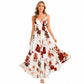 🎉 LIMITED TIME 50% OFF! 👗 Women's Printed Spaghetti Strap Maxi Dress – Floral Print & Adjustable Straps 🌸