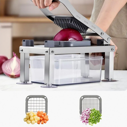 🔥50% OFF🥔Multifunctional 9-Blade Food Chopper with Storage Container