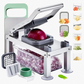 🔥50% OFF🥔Multifunctional 9-Blade Food Chopper with Storage Container