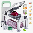 🔥50% OFF🥔Multifunctional 9-Blade Food Chopper with Storage Container