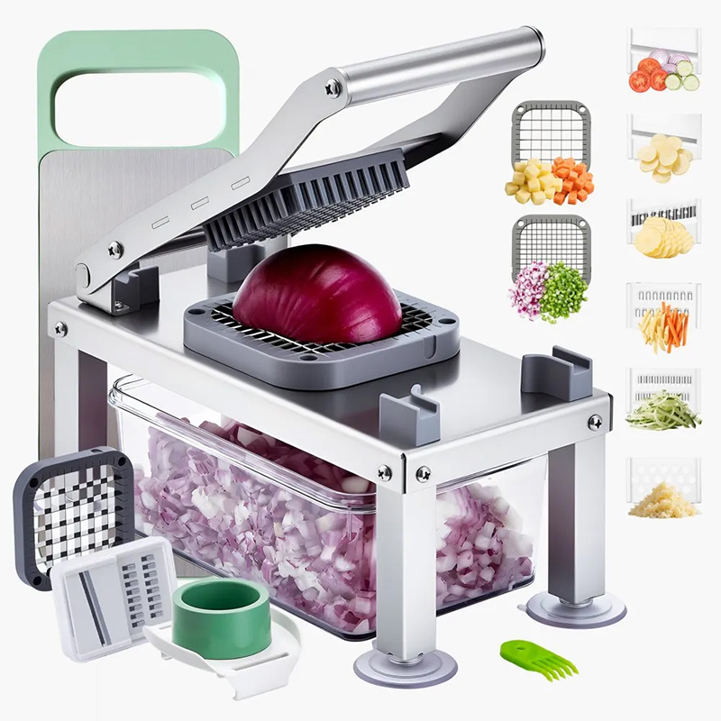 🔥50% OFF🥔Multifunctional 9-Blade Food Chopper with Storage Container