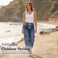 👖 2026 Sale — Over 37,000 Sold! 🎒 Women's Casual Wide Leg Cargo Pants – Utility Pockets & Drawstring Waist 🌿