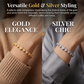 💥Limited BOGO💥✨Shiny Heart Link Bracelet Set – Elevate Day & Night Looks with Ease